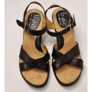 B.O.C Slingback Wedges Like New